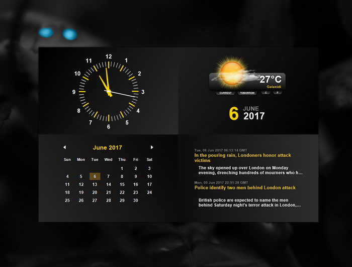 Rumor Xwidget Download Website Live Wallpaper Widget Gadget Dashboard Rainmeter Dock Weather Customization